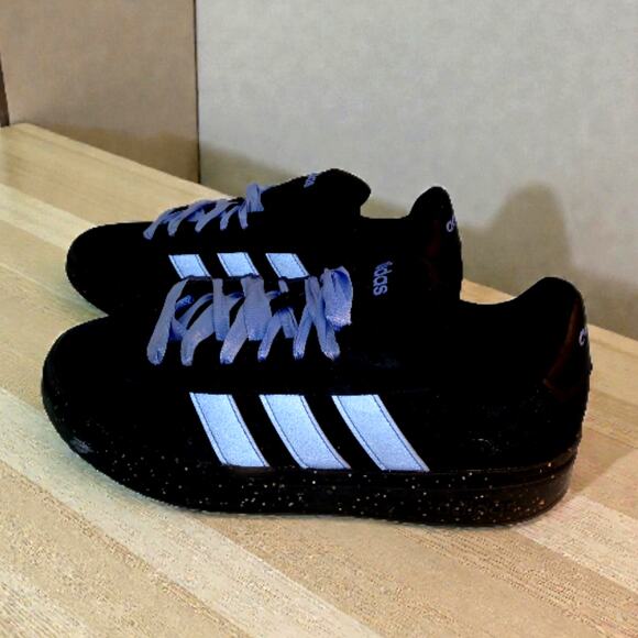 Adidas Grand Court Alpha Women's Black & Lavender Sneakers - Size: 7 1/2 - Picture 1 of 7